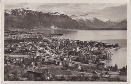 VEVEY,Tour d`Ai, Dents de Morcles et le Catogne 1937
